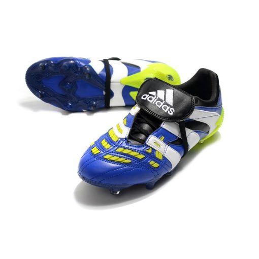 Adidas Predator Accelerator FG - Blauw Wit Geel_5.jpg